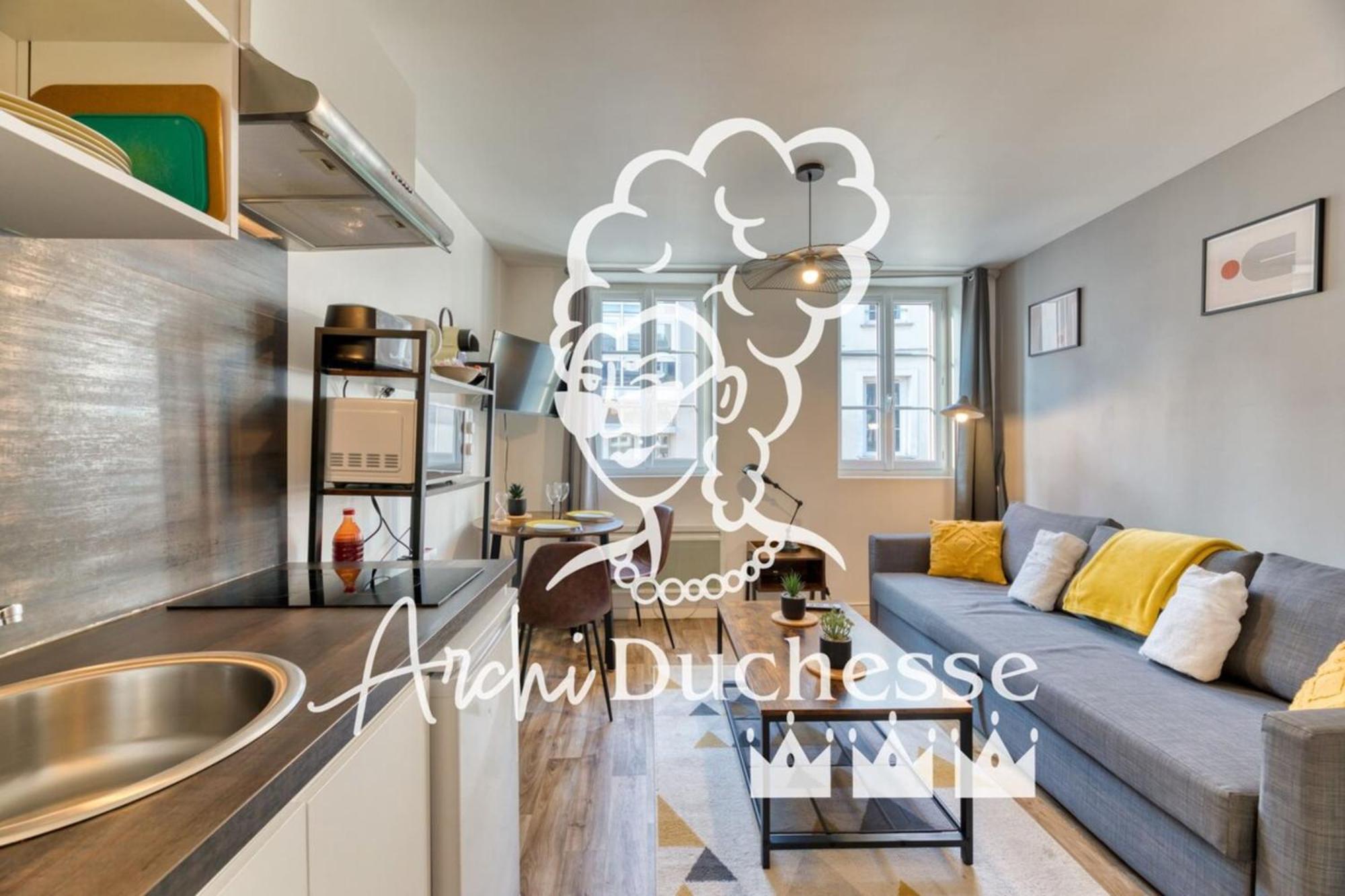 Le Remi Studio Renove Au Coeur De Rouen Buitenkant foto